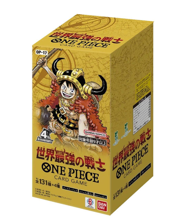 Display One Piece Card Game – The World's Strongest Warriors OP-17