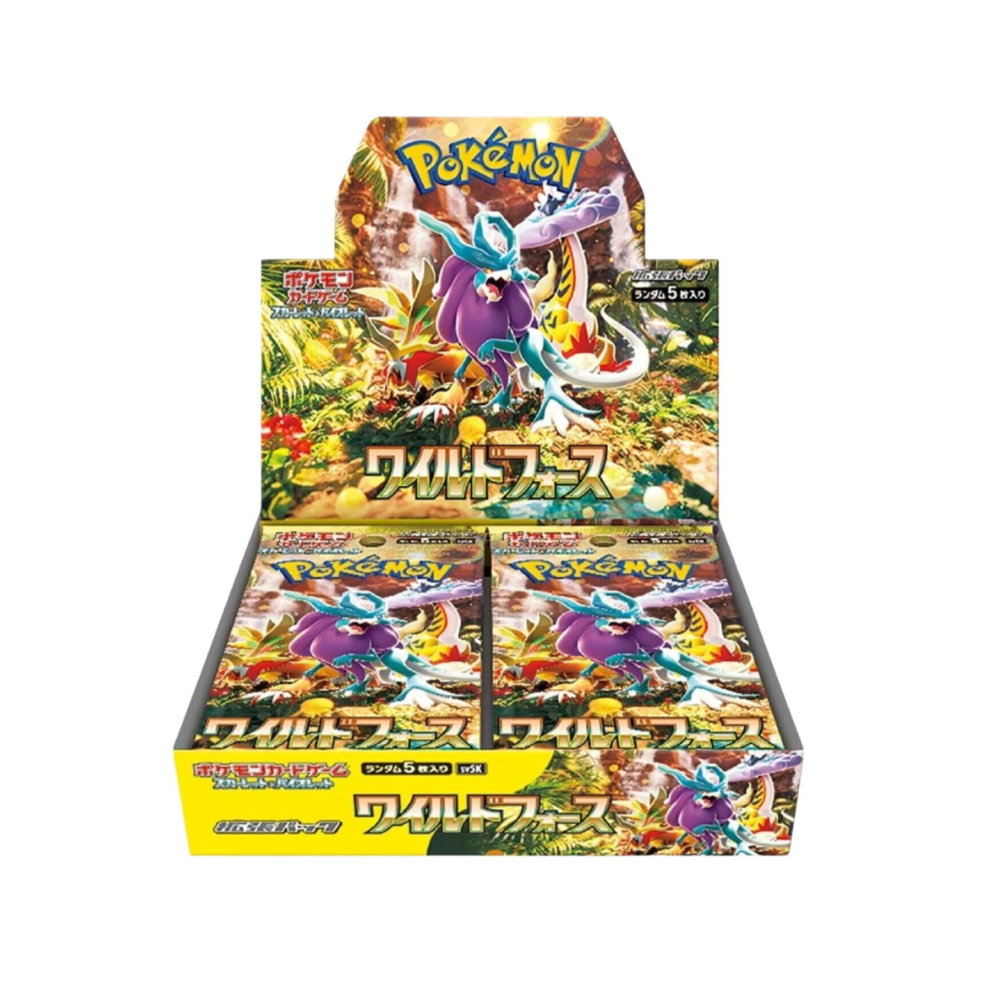 Box Pokémon Scarlet & Violet Wild Force